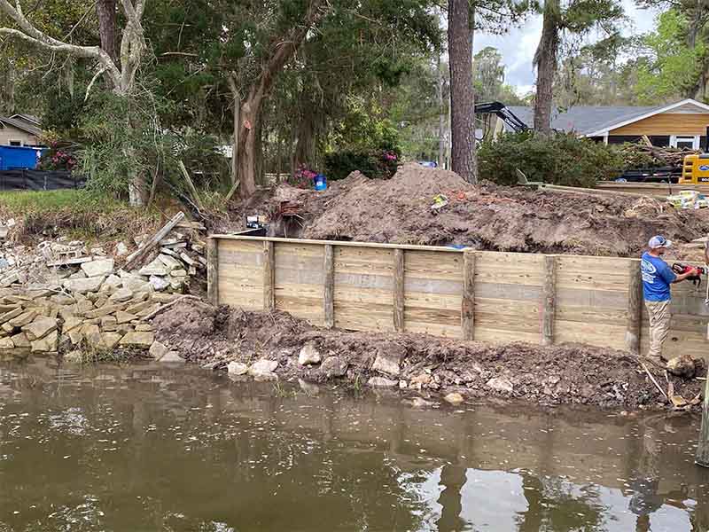 Seawall Repair in Blountstown, FL